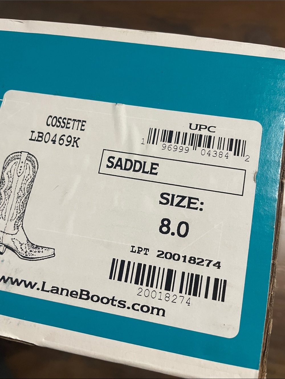 Lane Leather Western Boots - Tan - Picture 7 of 7